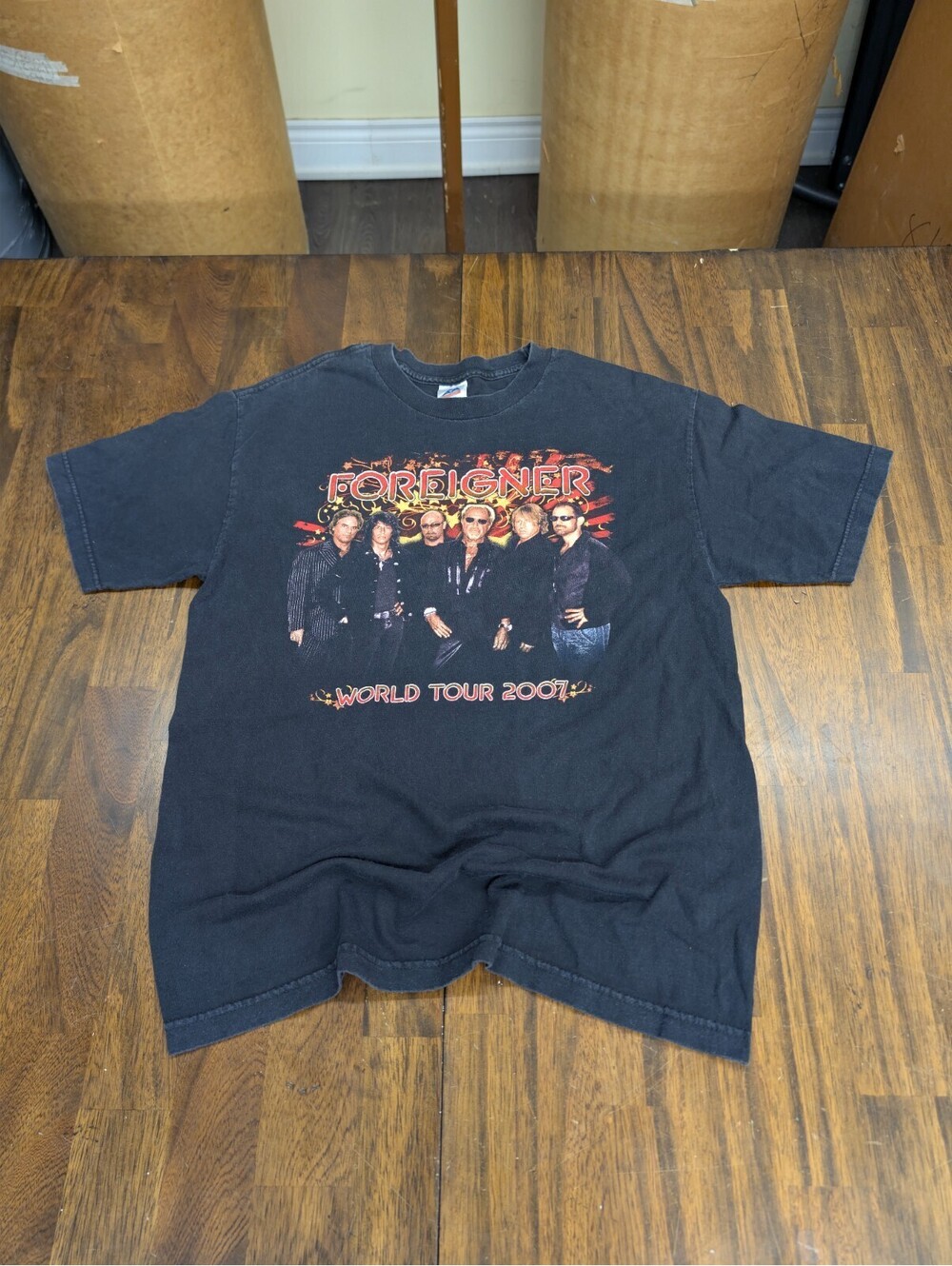 Foreigner World Tour 2007 Concert T-Shirt Large